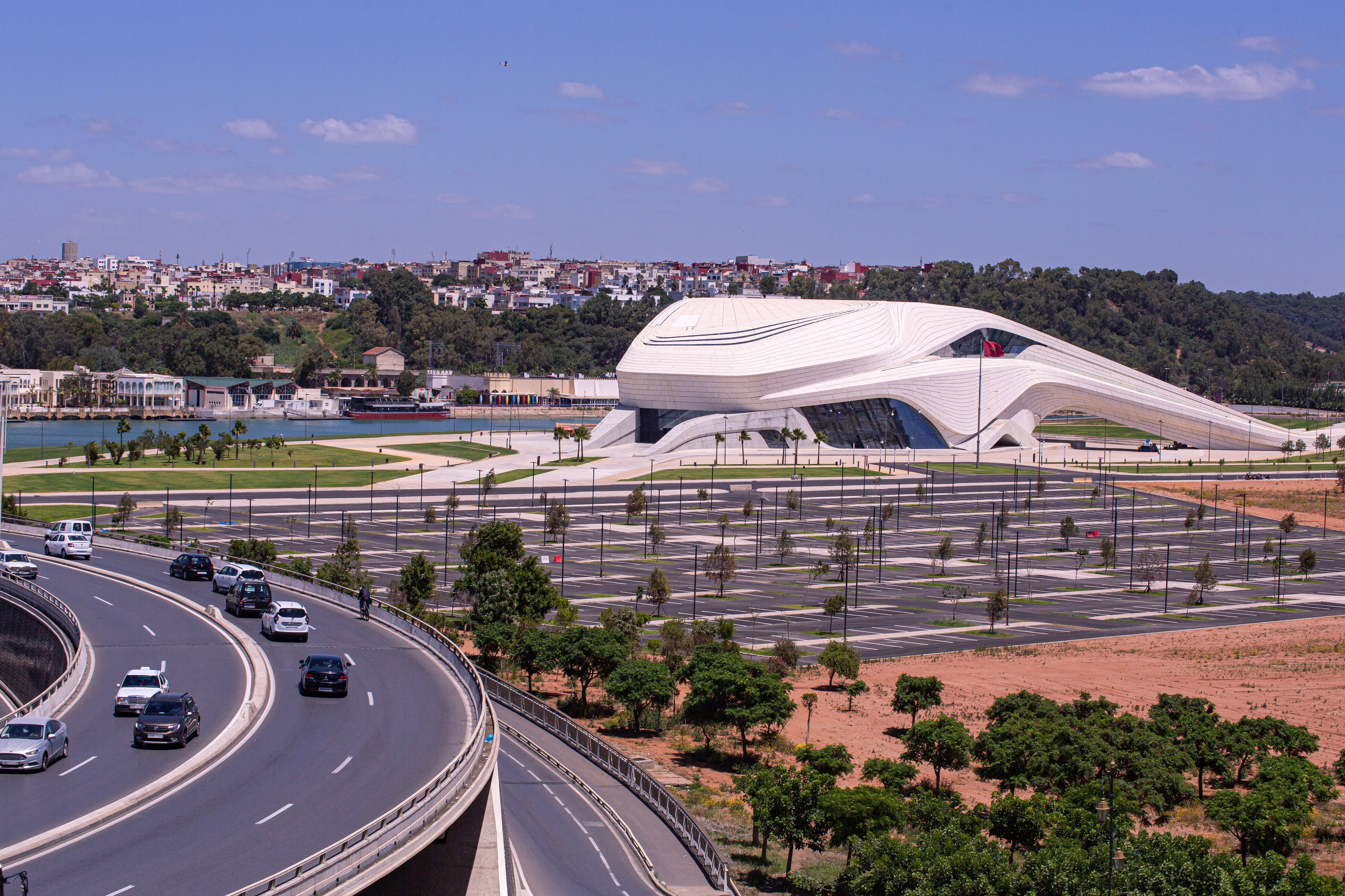 Gran Teatro de Rabat, diseñado por el equipo de  la arquitecta Zaha Hahid.