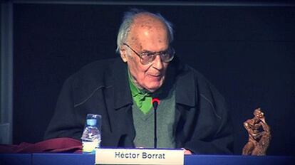 El periodista H&eacute;ctor Borrat.