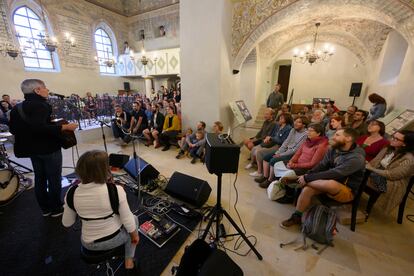 Actuación en una de las pasadas ediciones del Festival de la Judería de Boskovice (República Checa).