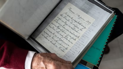 Cartas que Vicente Hidalgo se intercambió con el escritor Jorge Guillén.