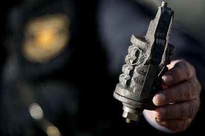 Artefacto de la Guerra Civil.
