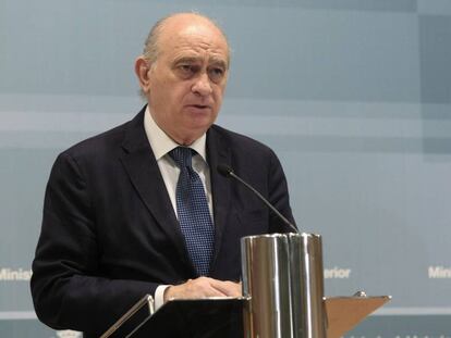 El ministro del Interior en funciones, Jorge Fernández Díaz.