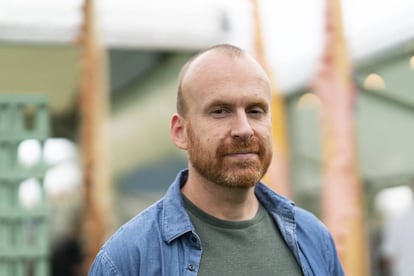 El escritor británico durante el Hay Festival, el pasado mes de junio