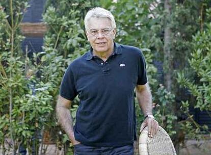 Felipe González, durante la entrevista concedida a EL PAÍS.