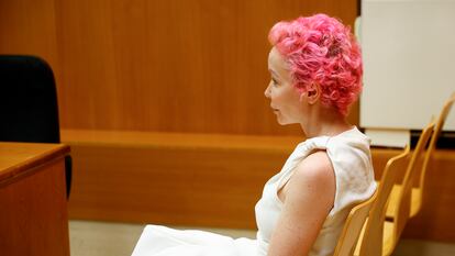 Angela Dobrowolski, en el juicio este lunes.