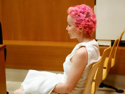 Ángela Dobrowolski, en el juicio por el intento de asesinato de Josep Maria Mainat.
