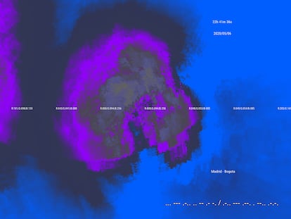 'Celeste', proyecto artístico de Solimán López que conecta en tiempo real los cielos de España y Colombia.