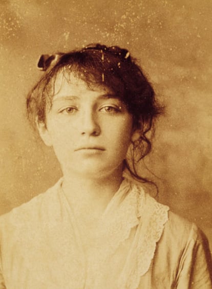 La escultora francesa Camille Claudel (1864-1943)