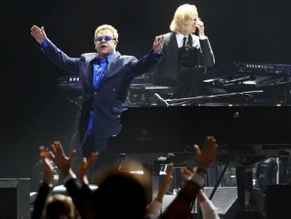 Elton John, el pasado noviembre en un concierto en Madrid. 