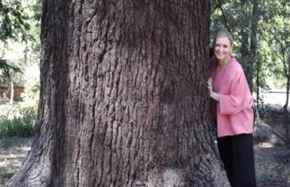 Cifuentes, este viernes en la finca de Vista Alegre.