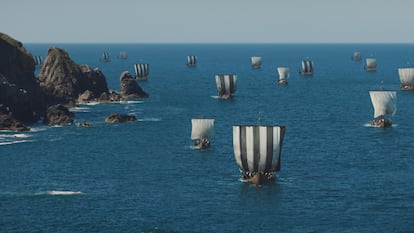 Image from the documentary series 'Vikings: the first kings', broadcast on the History Channel.