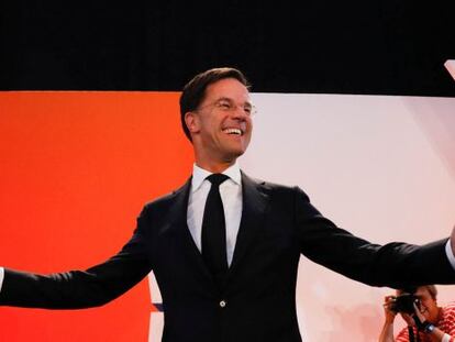 El primer ministro holand&eacute;s, Mark Rutte