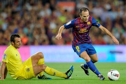 Marchena incapaz de parar a Iniesta