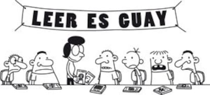 Vi&ntilde;eta de Jeff Kinney para &#039;Diario de Greg&#039;.