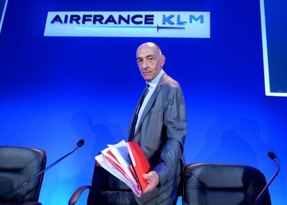 Jean-Marc Janaillac, presidente de Air France, el pasado verano