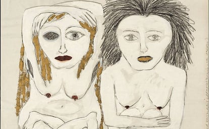 Karla Woisnitza, 'Dibujo al Mito de Medea', 1985.