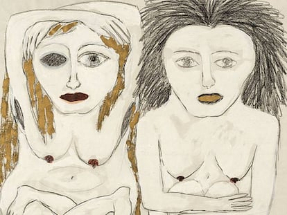 Karla Woisnitza, 'Dibujo al Mito de Medea', 1985.