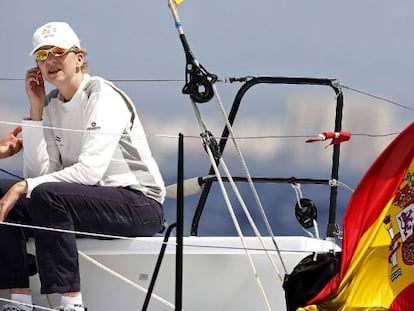 La infanta Cristina, durante la Copa del Rey de Vela de 2011.