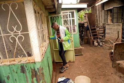 Henry Wanyoike vive en su casa en la zona rural de Kiambu.