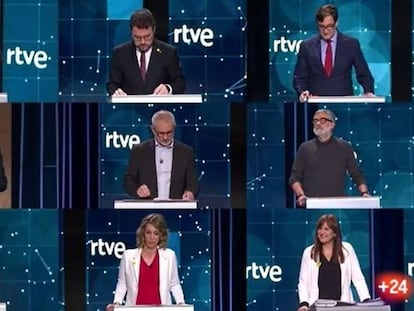 Debat de les eleccions catalanes aquest diumenge a TVE.