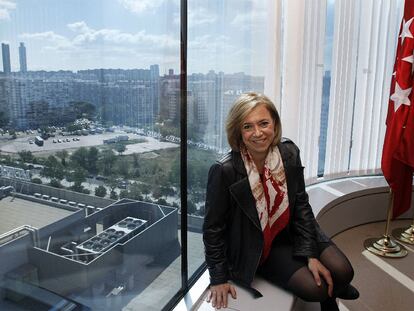 La magistrada Ana Ferrer García, en su despacho de la Audiencia Provincial de Madrid.