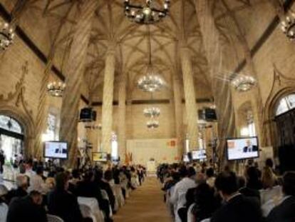 Imagen de un acto en la Lonja de la Seda de Valencia. EFE/Archivo