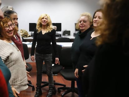 Algunas de las mujeres asistentes al programa de inserción laboral.