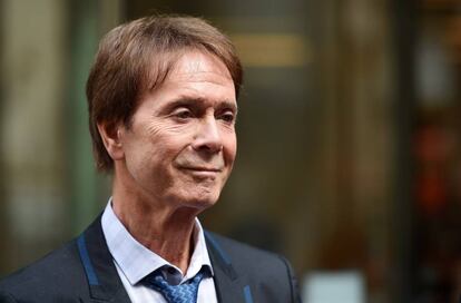Cliff Richards este miércoles delante del Tribunal Supremo de Londres.