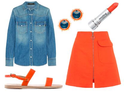 Más de 110 ideas para vestir de naranja