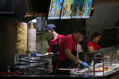 Un restaurant de xauarmes a Barcelona.