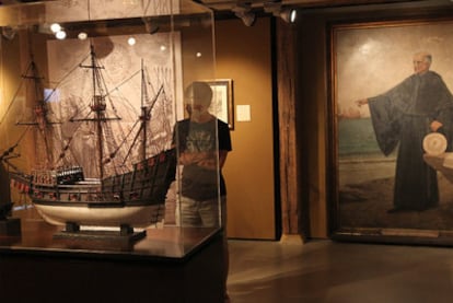 Uno de los interiores del Museo Naval de San Sebastián, en la última exposición.