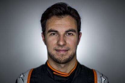 El piloto mexicano Sergio Perez de Force India.