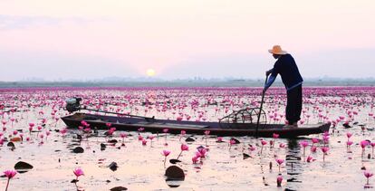 Udon Thani, una ciudad de Tailandia.