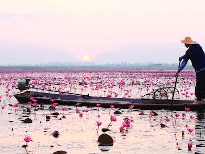 Udon Thani, una ciudad de Tailandia.