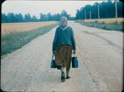 Un fotograma de 'Reminiscencias de un viaje a Lituania' (1972).