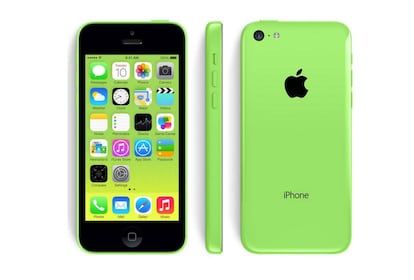 El iPhone 5c se anunció el 10 de septiembre de 2013. Lleva la misma tecnología que el iPhone 5 aunque con ligeras mejoras y correcciones, con la diferencia de que sus acabados traseros son de policarbonato, cuenta con iOS 7 y mejora en las cámaras. Este modelo se presenta en 5 colores distintos: azul, verde, amarillo, rosa y blanco.