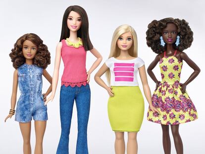 Nuevos modelos de las mu&ntilde;ecas Barbie, de Mattel