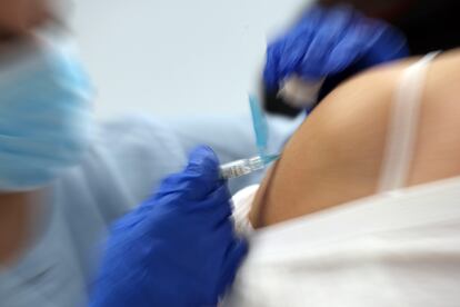 Campaña de vacunación de la gripe, en una imagen de archivo.
