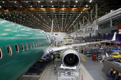 Instalaciones de producción del 737 Max-9 de Boeing en Renton (Washington), en una imagen de archivo.