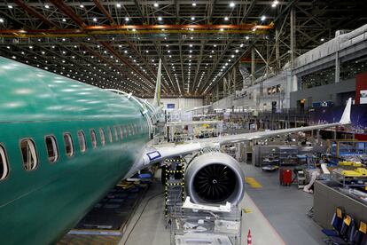 Instalaciones de producción del 737 Max-9 de Boeing en Renton (Washington), en una imagen de archivo.