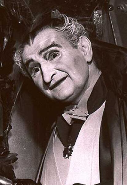 Al Lewis como el abuelo Munster.