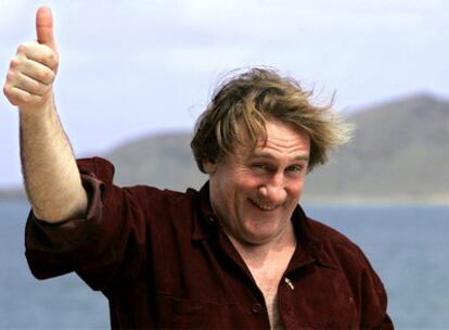 El actor francés Gerard Depardieu, en marzo en Gran Canaria.