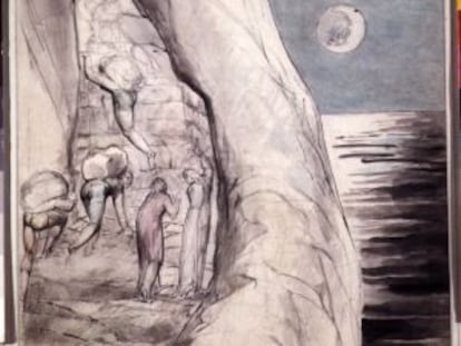 Ilustración de William Blake para 'La divina comedia', de Dante.