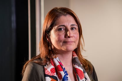 Iris Marín su oficina, en Bogotá.