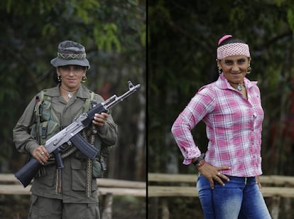 Rubiela, de 32 años, ha pasado diez en las FARC y le gustaría estudiar odontología tras el acuerdo de paz con el gobierno de Colombia.
