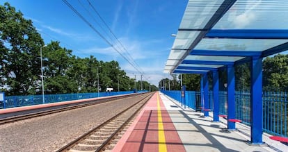 Una de las estaciones de tren en el &aacute;rea en que trabajar&aacute; Comsa en Suecia.