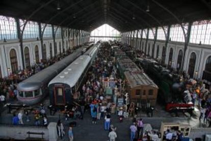 Mercado de Motores, en el Museo del Ferrocarril.