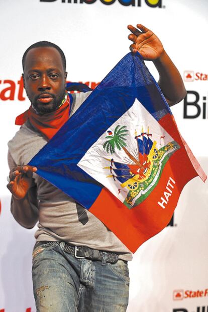 <b>Wyclef Jean, preparado para ser el primer rapero presidente.</b>