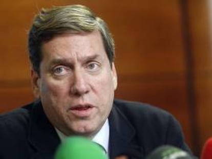 El presidente de la comisión de pesca del Parlamento europeo, el eurodiputado canario del PP Gabriel Mato. EFE/Archivo