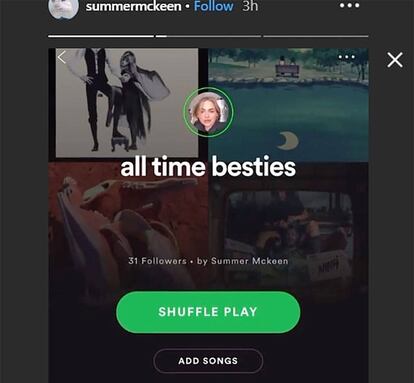 Stories para influencers en Spotify.